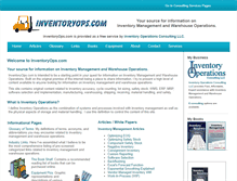 Tablet Screenshot of inventoryops.com